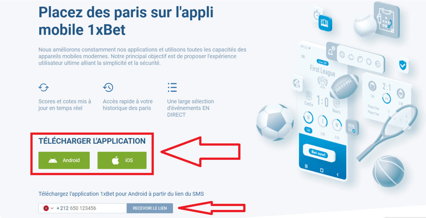 Pourquoi mettre à jour 1xBet application